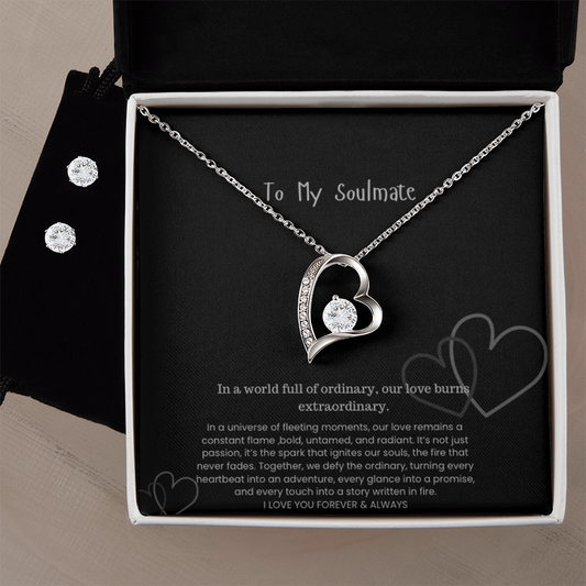 To My Soulmate “ In A World Full of Ordinary” necklace