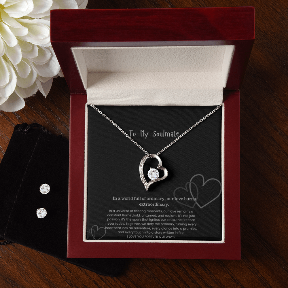 To My Soulmate “ In A World Full of Ordinary” necklace