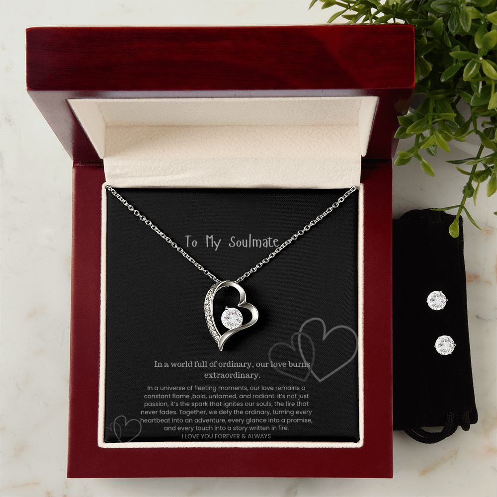 To My Soulmate “ In A World Full of Ordinary” necklace